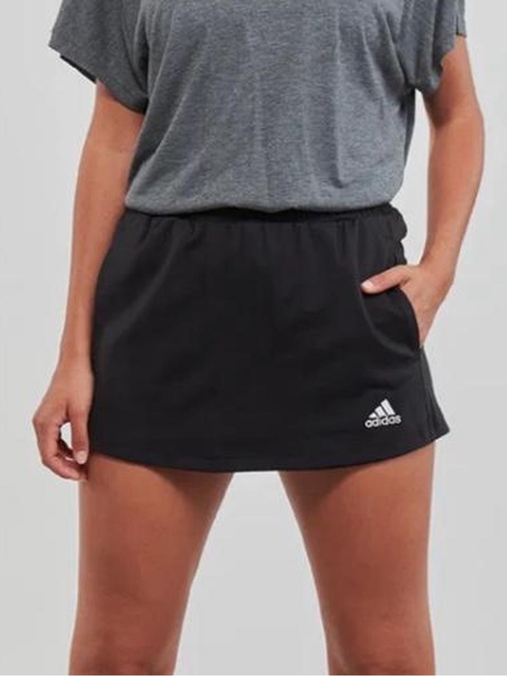 adidas Black Sport Skort with Logo